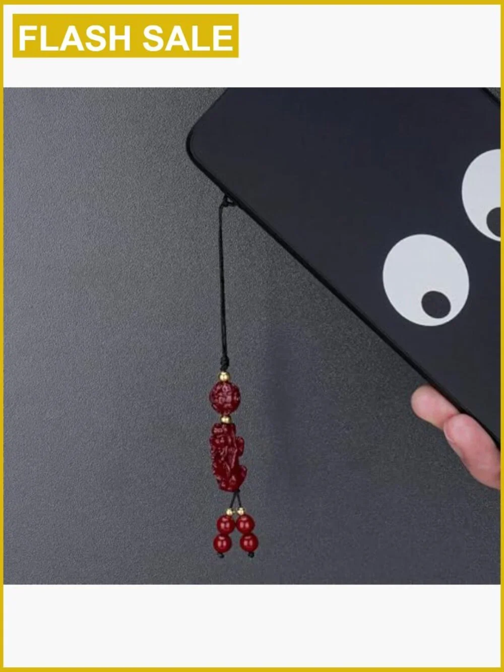 Feng Shui Pi Xiu Phone Charm Keychain Pendant for Wealth